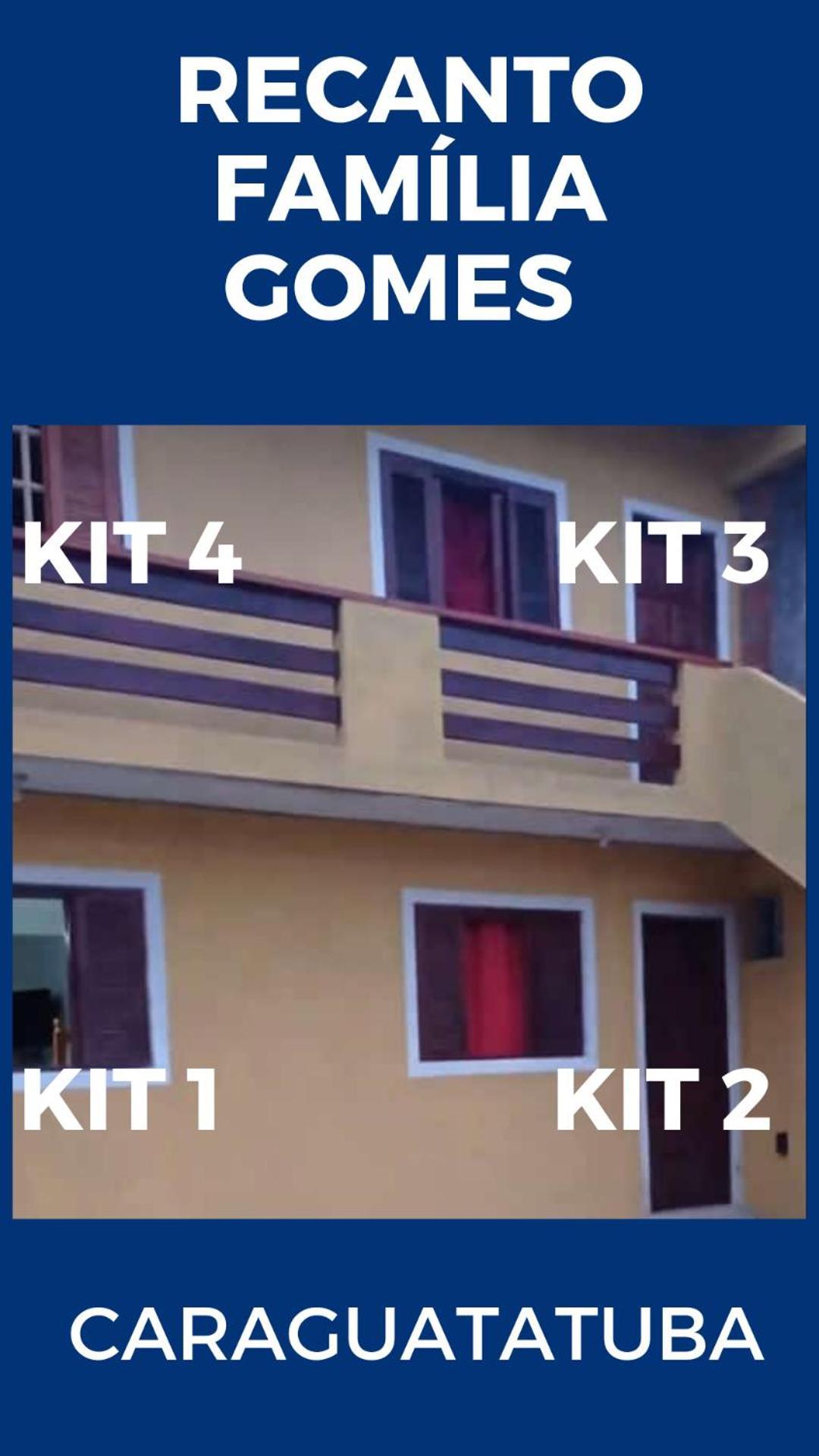 Kitnetes "Recanto Familia Gomes" Caraguatatuba Exteriör bild